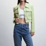 Fashion Blazer Women Coat Quality Clothing Tailored Woman Blazer Tweed Jackets Female Basic Coat Ladies Overcoat Clothes